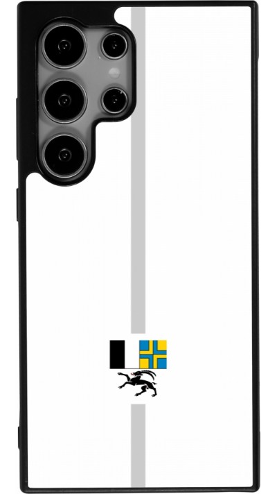 Samsung Galaxy S25 Ultra Case Hülle - Silikon schwarz Kanton GR weiss