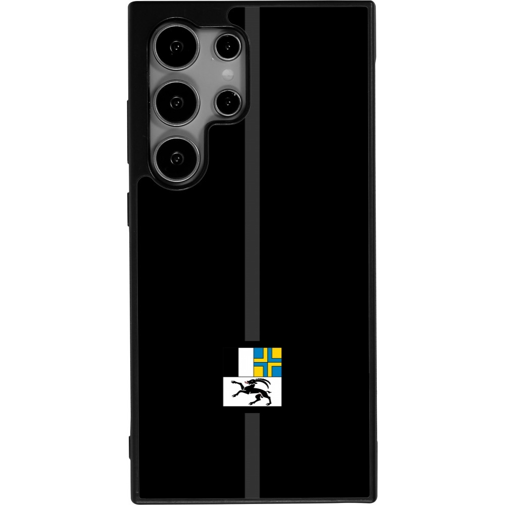 Samsung Galaxy S25 Ultra Case Hülle - Silikon schwarz Kanton GR schwarz