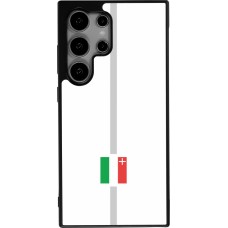 Samsung Galaxy S25 Ultra Case Hülle - Silikon schwarz Kanton NE weiss