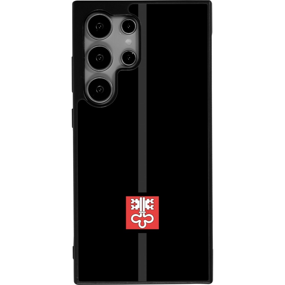 Samsung Galaxy S25 Ultra Case Hülle - Silikon schwarz Kanton NW schwarz