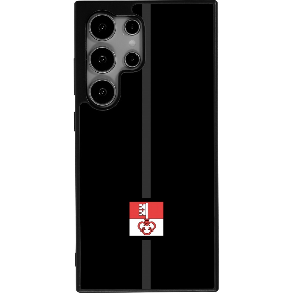 Samsung Galaxy S25 Ultra Case Hülle - Silikon schwarz Kanton OW schwarz