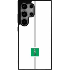 Samsung Galaxy S25 Ultra Case Hülle - Silikon schwarz Kanton SG weiss