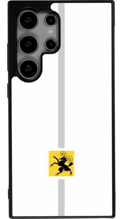 Samsung Galaxy S25 Ultra Case Hülle - Silikon schwarz Kanton SH weiss