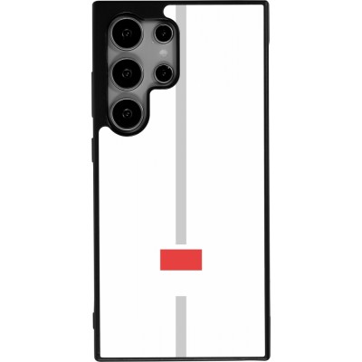 Coque Samsung Galaxy S25 Ultra - Silicone rigide noir Canton SO blanc