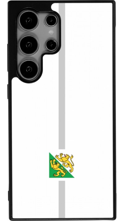 Samsung Galaxy S25 Ultra Case Hülle - Silikon schwarz Kanton TG weiss