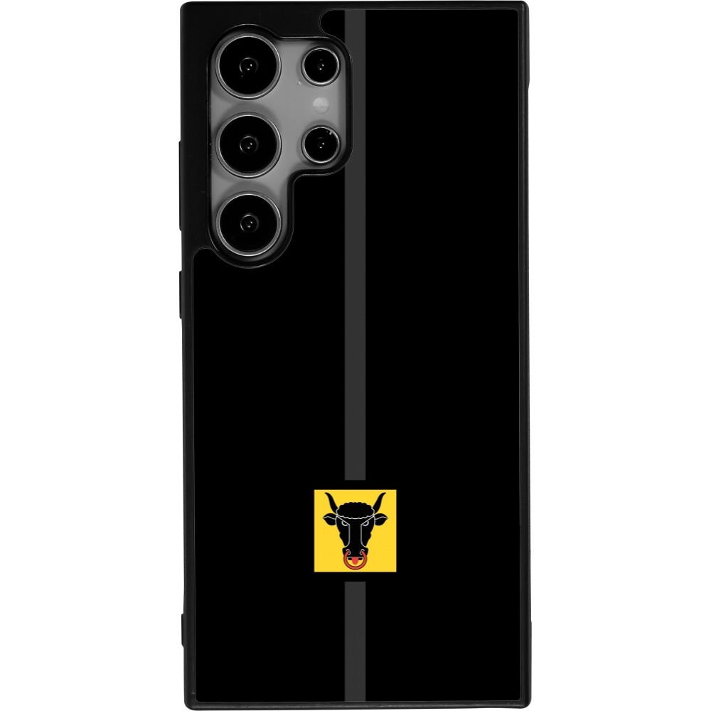 Samsung Galaxy S25 Ultra Case Hülle - Silikon schwarz Kanton UR schwarz