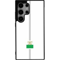 Samsung Galaxy S25 Ultra Case Hülle - Silikon schwarz Kanton VD weiss