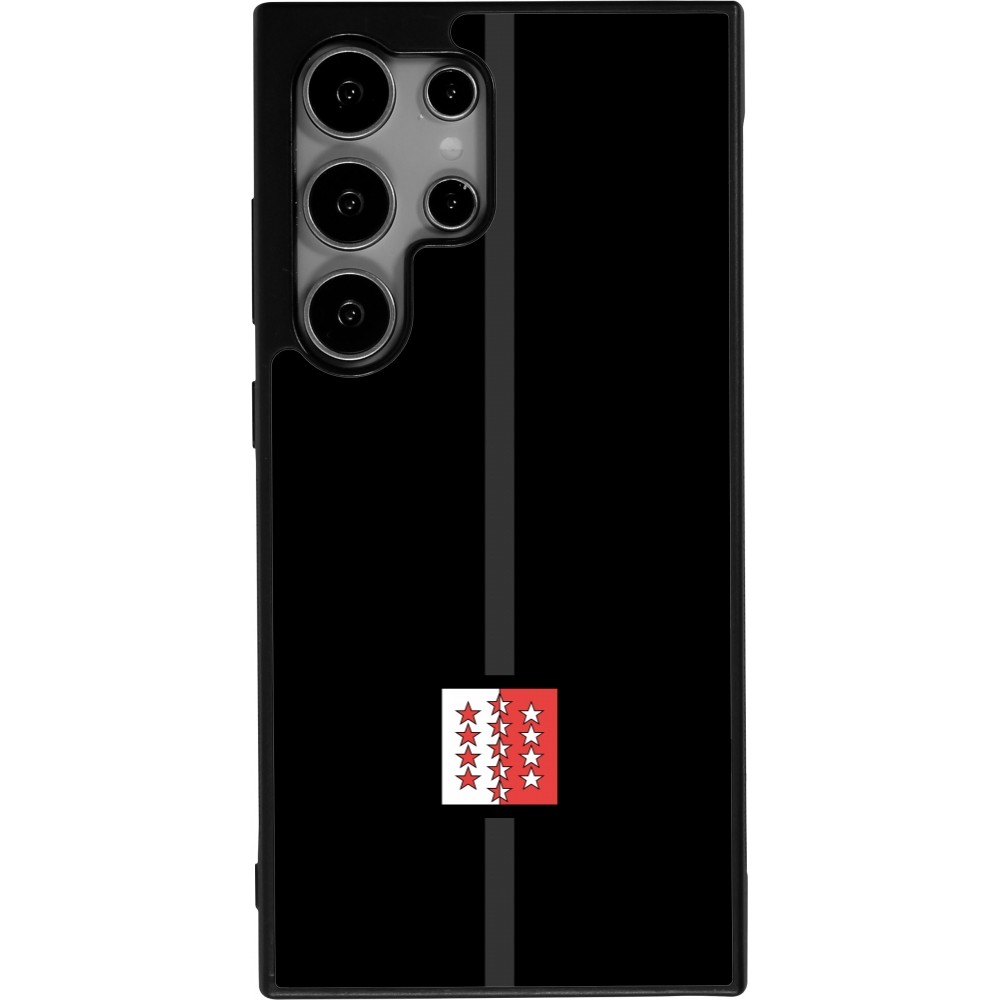 Samsung Galaxy S25 Ultra Case Hülle - Silikon schwarz Kanton VS schwarz