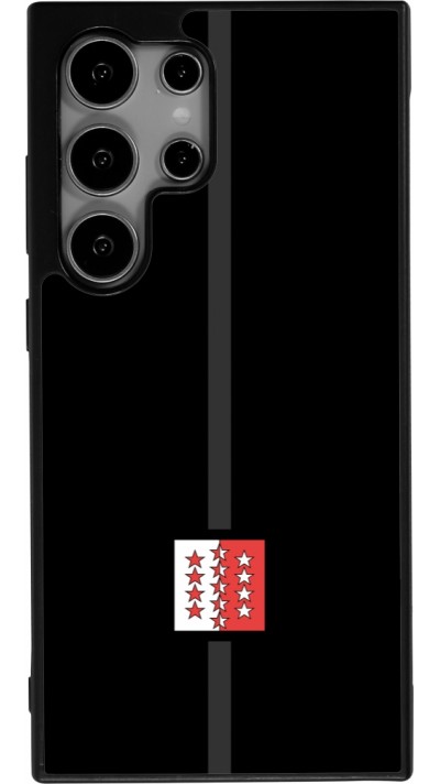Samsung Galaxy S25 Ultra Case Hülle - Silikon schwarz Kanton VS schwarz