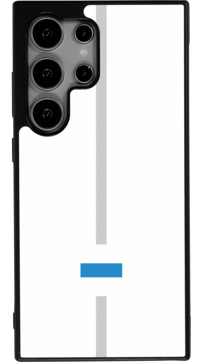 Samsung Galaxy S25 Ultra Case Hülle - Silikon schwarz Kanton ZG weiss