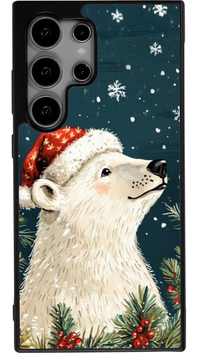 Samsung Galaxy S25 Ultra Case Hülle - Silikon schwarz Christmas 25 Bear