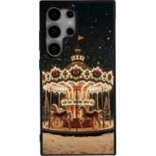 Samsung Galaxy S25 Ultra Case Hülle - Silikon schwarz Christmas 25 Carousel
