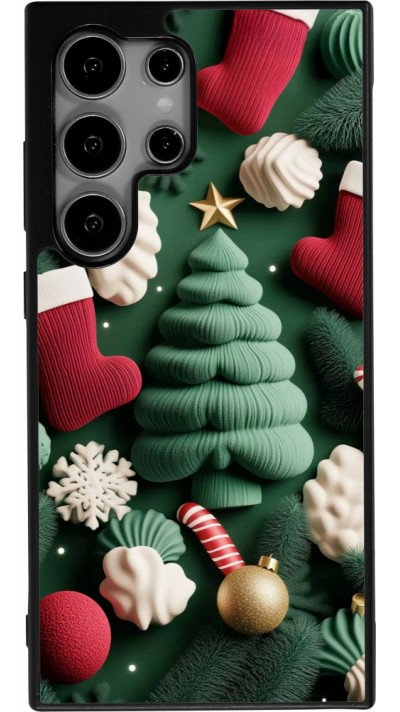 Samsung Galaxy S25 Ultra Case Hülle - Silikon schwarz Christmas 25 Christmas textiles