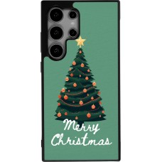 Samsung Galaxy S25 Ultra Case Hülle - Silikon schwarz Christmas 25 Xmas Tree