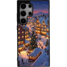 Samsung Galaxy S25 Ultra Case Hülle - Silikon schwarz Christmas 25 Xmas Village