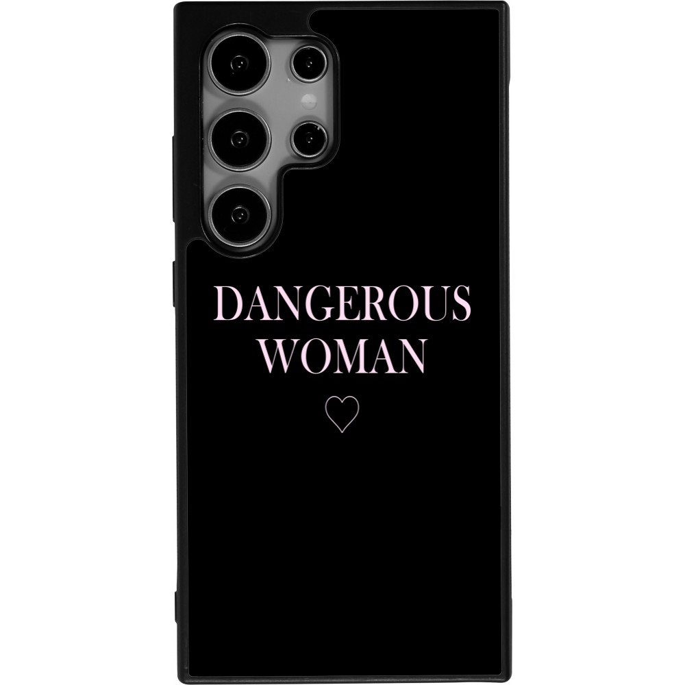 Coque Samsung Galaxy S25 Ultra - Silicone rigide noir Dangerous woman