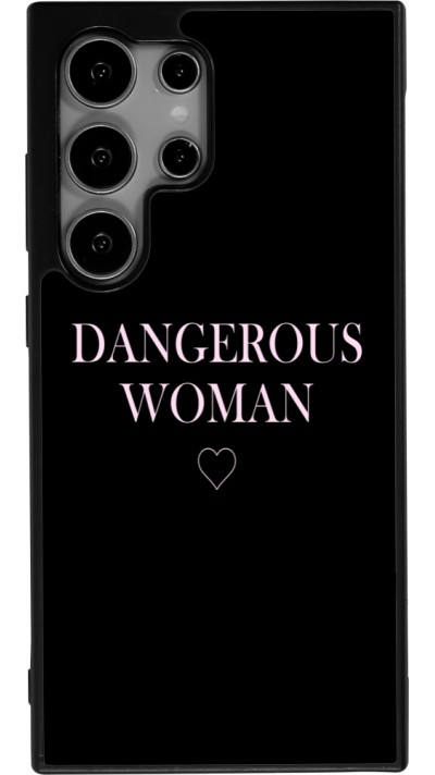 Coque Samsung Galaxy S25 Ultra - Silicone rigide noir Dangerous woman