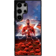 Coque Samsung Galaxy S25 Ultra - Silicone rigide noir Djokovic 23 Grand Slam