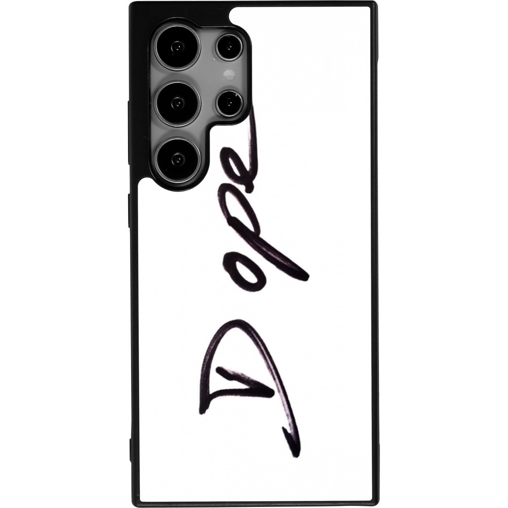 Samsung Galaxy S25 Ultra Case Hülle - Silikon schwarz Dope