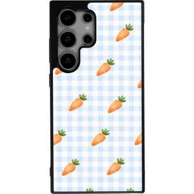 Coque Samsung Galaxy S25 Ultra - Silicone rigide noir Easter 2026 Pattern carrots