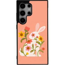 Coque Samsung Galaxy S25 Ultra - Silicone rigide noir Easter 2026 Rabbit collage