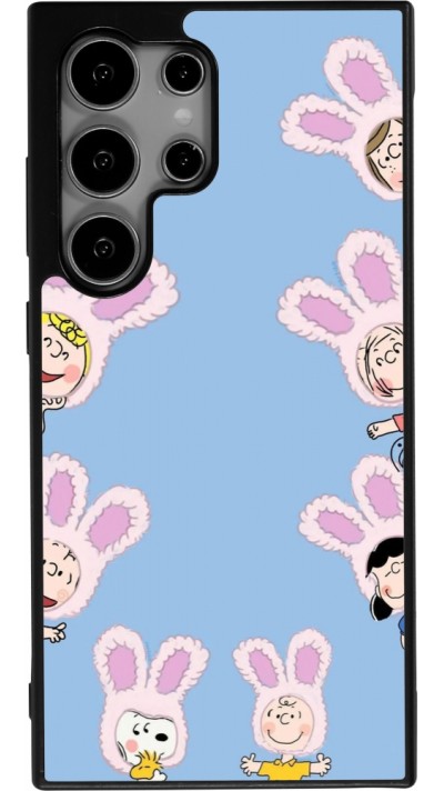 Coque Samsung Galaxy S25 Ultra - Silicone rigide noir Easter 2026 Snoopy