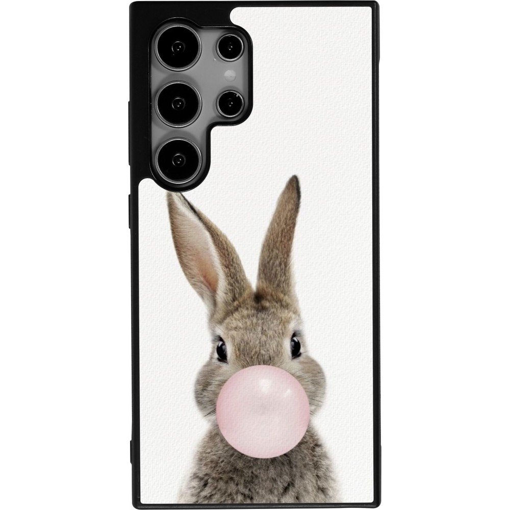 Coque Samsung Galaxy S25 Ultra - Silicone rigide noir Easter 2023 bubble gum bunny