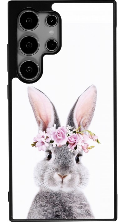 Coque Samsung Galaxy S25 Ultra - Silicone rigide noir Easter 2023 flower bunny