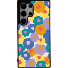 Coque Samsung Galaxy S25 Ultra - Silicone rigide noir Easter 2024 flower power