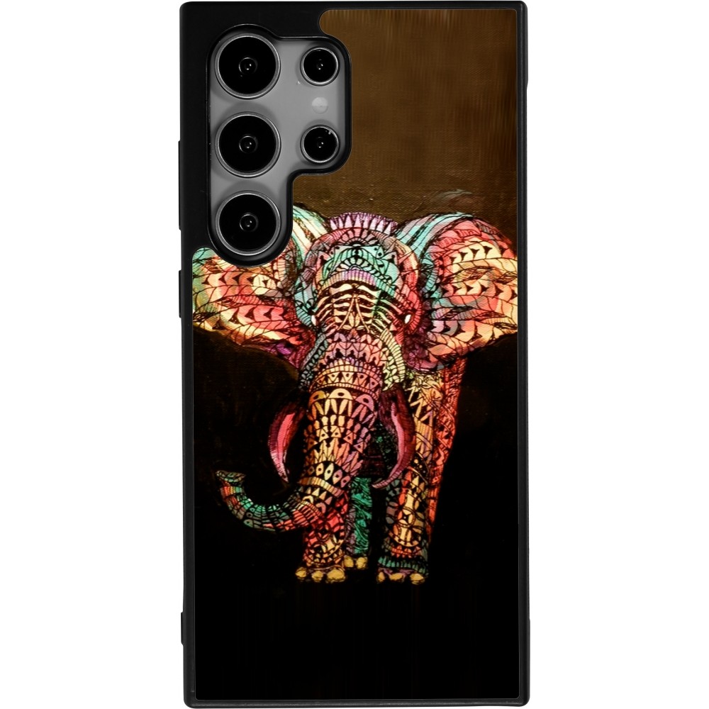 Coque Samsung Galaxy S25 Ultra - Silicone rigide noir Elephant 02