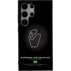 Coque Samsung Galaxy S25 Ultra - Silicone rigide noir F1 Track 2025 Brazil