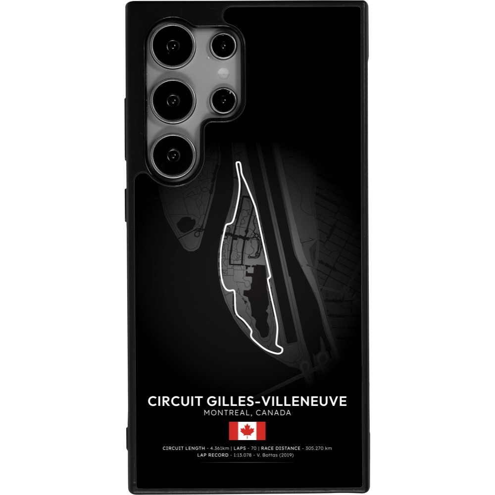 Coque Samsung Galaxy S25 Ultra - Silicone rigide noir F1 Track 2025 Canada