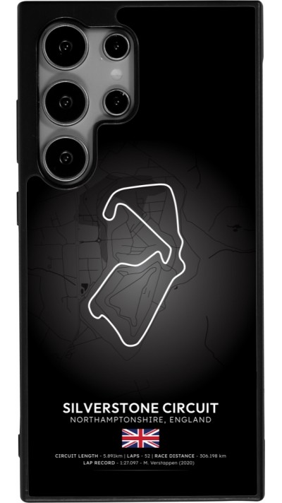 Coque Samsung Galaxy S25 Ultra - Silicone rigide noir F1 Track 2025 Great Britan