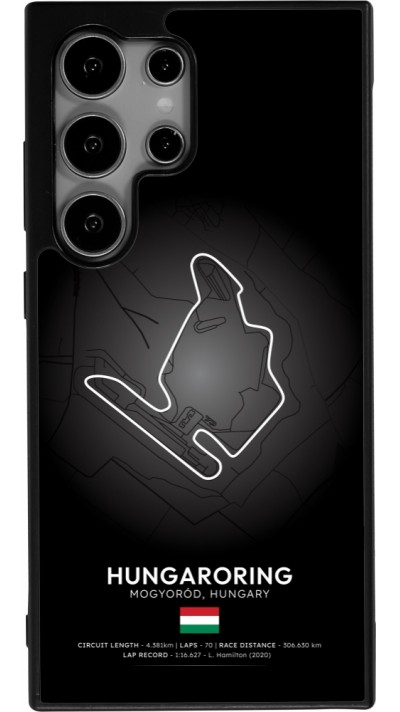 Coque Samsung Galaxy S25 Ultra - Silicone rigide noir F1 Track 2025 Hungary
