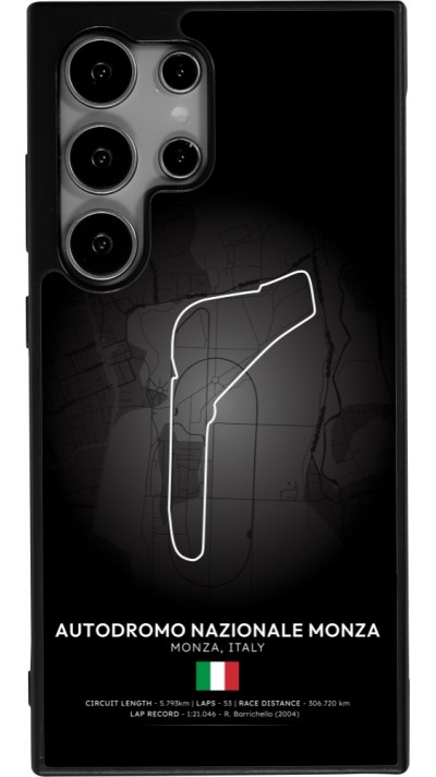 Coque Samsung Galaxy S25 Ultra - Silicone rigide noir F1 Track 2025 Italy