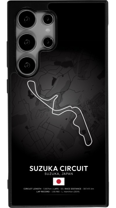 Coque Samsung Galaxy S25 Ultra - Silicone rigide noir F1 Track 2025 Japan