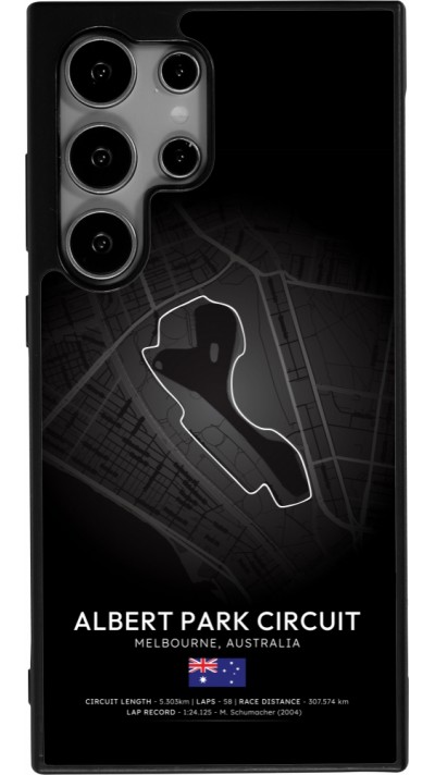 Coque Samsung Galaxy S25 Ultra - Silicone rigide noir F1 Track 2025 Melbourne