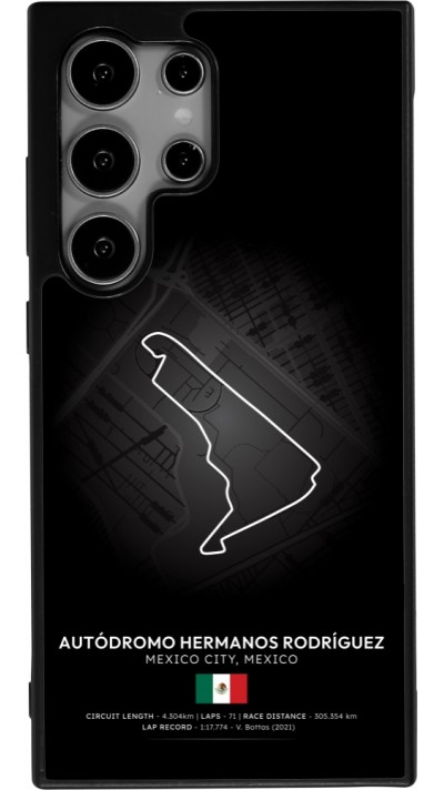 Coque Samsung Galaxy S25 Ultra - Silicone rigide noir F1 Track 2025 Mexico