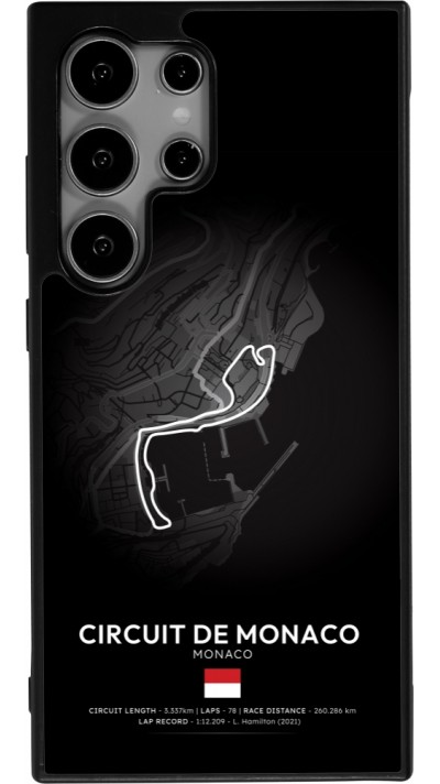 Coque Samsung Galaxy S25 Ultra - Silicone rigide noir F1 Track 2025 Monaco