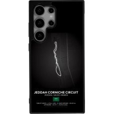 Samsung Galaxy S25 Ultra Case Hülle - Silikon schwarz F1 Track 2025 Saudi Arabia