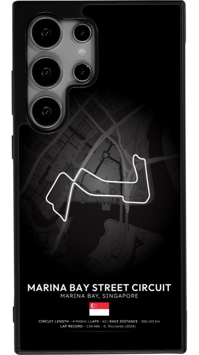 Coque Samsung Galaxy S25 Ultra - Silicone rigide noir F1 Track 2025 Singapore
