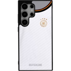 Coque Samsung Galaxy S25 Ultra - Silicone rigide noir Maillot de football Allemagne 2022 personnalisable