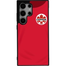 Samsung Galaxy S25 Ultra Case Hülle - Silikon schwarz Kanada 2022 personalisierbares Fussballtrikot