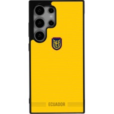 Samsung Galaxy S25 Ultra Case Hülle - Silikon schwarz Ecuador 2026 personalisierbares Fussballtrikot