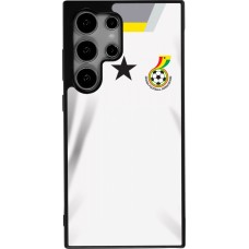 Coque Samsung Galaxy S25 Ultra - Silicone rigide noir Maillot de football Ghana 2022 personnalisable