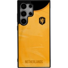 Samsung Galaxy S25 Ultra Case Hülle - Silikon schwarz Holland 2022 personalisierbares Fußballtrikot