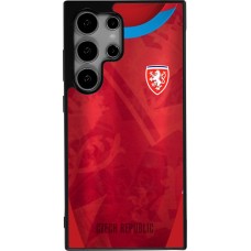 Samsung Galaxy S25 Ultra Case Hülle - Silikon schwarz Tschechische Republik personalisierbares Fussballtrikot