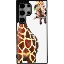 Samsung Galaxy S25 Ultra Case Hülle - Silikon schwarz Giraffe Fit
