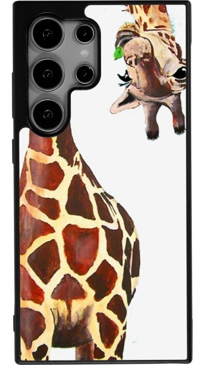Samsung Galaxy S25 Ultra Case Hülle - Silikon schwarz Giraffe Fit