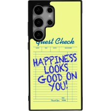 Coque Samsung Galaxy S25 Ultra - Silicone rigide noir Guest check 2026